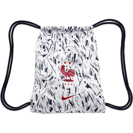 Sac Gym Equipe de France blanc bleu 2020