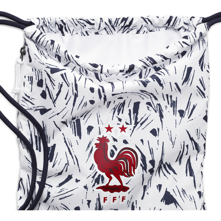 Sac Gym Equipe de France blanc bleu 2020