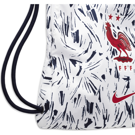 Sac Gym Equipe de France blanc bleu 2020