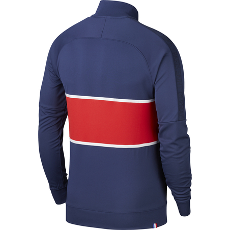 Veste survêtement PSG I96 Anthem bleu rouge 2020/21