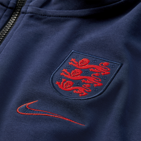 Veste survêtement Angleterre Tech Fleece bleu rouge 2020