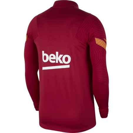 Sweat zippé FC Barcelone rouge 2020/21