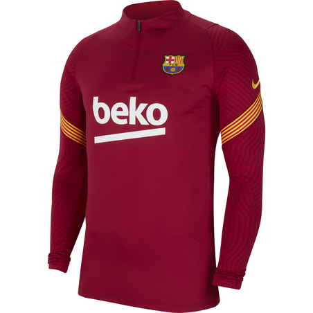 Sweat zippé FC Barcelone rouge 2020/21