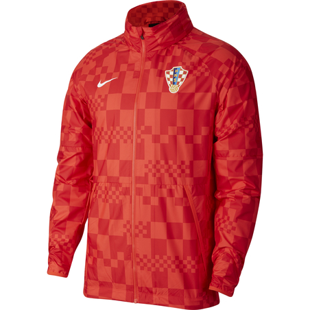 Veste imperméable Croatie rouge 2020