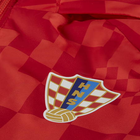 Veste imperméable Croatie rouge 2020