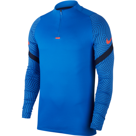 Sweat zippé Nike Strike bleu 2020/21