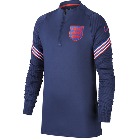 Sweat zippé junior Angleterre bleu rouge 2020