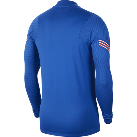 Sweat zippé Angleterre bleu 2020