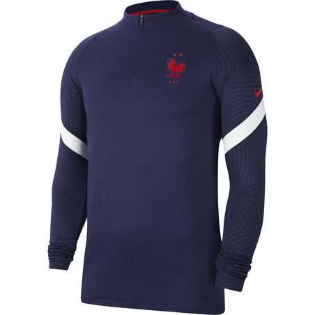 Sweat zippé Equipe de France bleu 2020/21