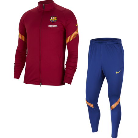 Ensemble survêtement FC Barcelone rouge bleu 2020/21
