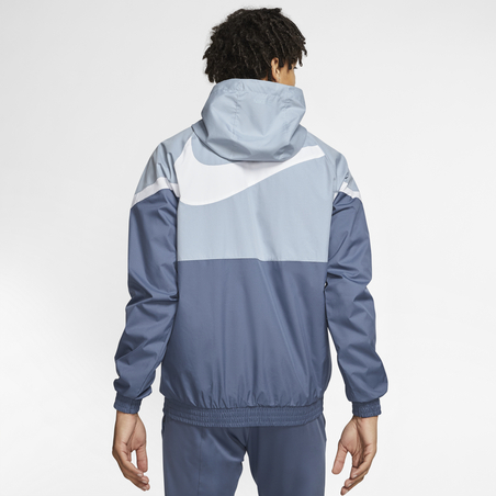 Sweat zippé à capuche Nike F.C. microfibre bleu