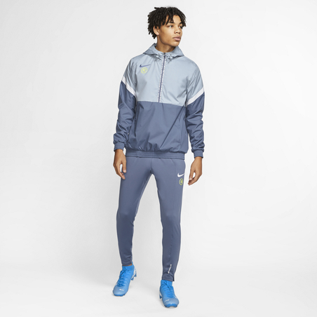 Sweat zippé à capuche Nike F.C. microfibre bleu