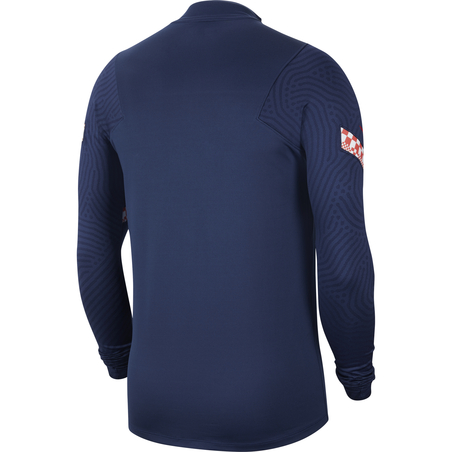Sweat zippé Croatie bleu 2020