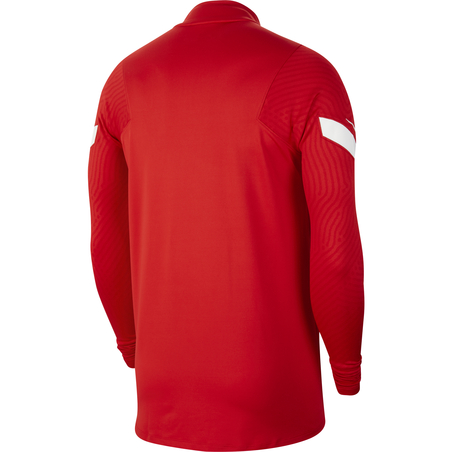 Sweat zippé Pologne rouge 2020