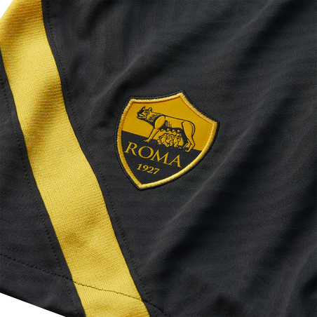 Short entraînement AS Roma noir jaune 2020/21