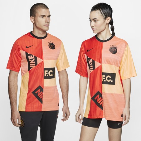 Maillot Nike F.C. rouge orange