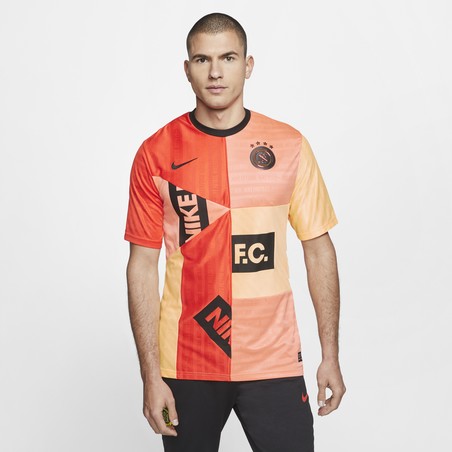 Maillot Nike F.C. rouge orange