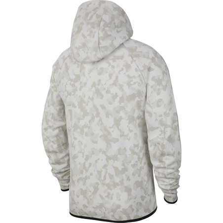 Veste survêtement Nike TechFleece blanc