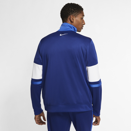 Sweat zippe Nike Air bleu blanc sur Foot