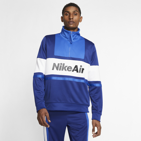 Sweat zippé Nike Air bleu blanc