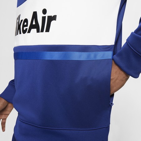Sweat zippé Nike Air bleu blanc