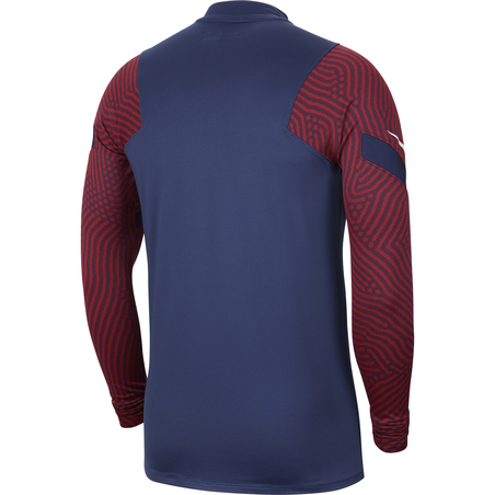 Sweat zippé PSG bleu rouge 2020/21