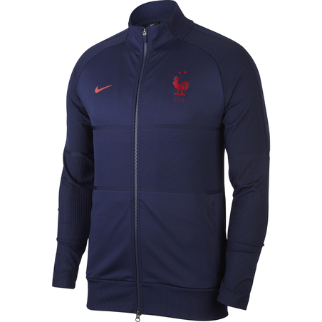 Veste survêtement Equipe de France Anthem Strike bleu 2020 sur