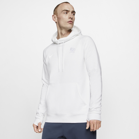 Sweat à capuche Equipe de France GFA Fleece blanc 2020