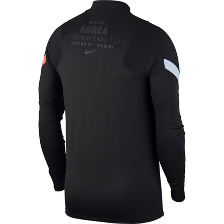 Sweat zippé Corée du Sud noir 2020