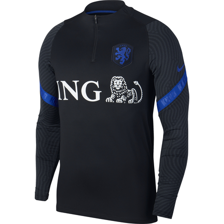 Sweat zippé Pays Bas noir bleu 2020