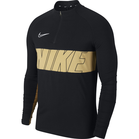 Sweat zippé Nike Academy noir or 2019/20