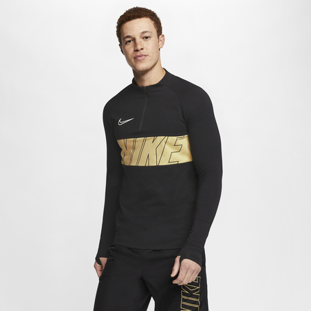 Sweat zippé Nike Academy noir or 2019/20