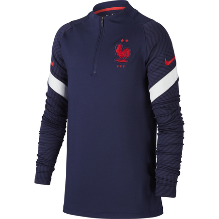 Sweat zippé junior Equipe de France bleu 2020