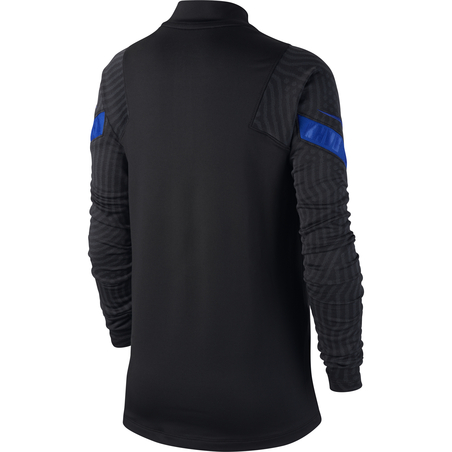 Sweat zippé junior Pays Bas noir bleu 2020