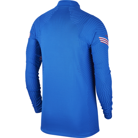 Sweat zippé Angleterre VaporKnit bleu 2020