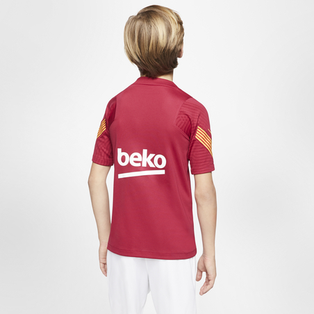 Maillot entraînement junior FC Barcelone rouge 2020/21