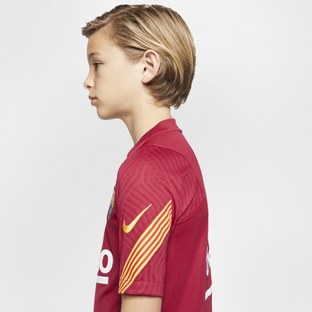Maillot entraînement junior FC Barcelone rouge 2020/21