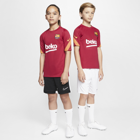 Maillot entraînement junior FC Barcelone rouge 2020/21