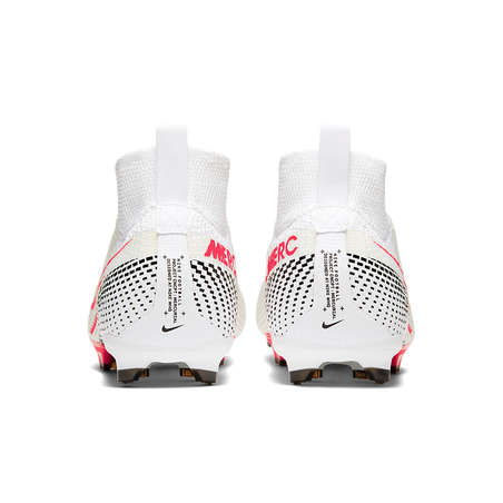Mercurial Superfly VII junior Elite FG blanc rouge