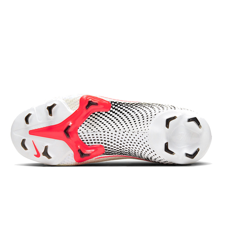 Mercurial Superfly VII junior Elite FG blanc rouge