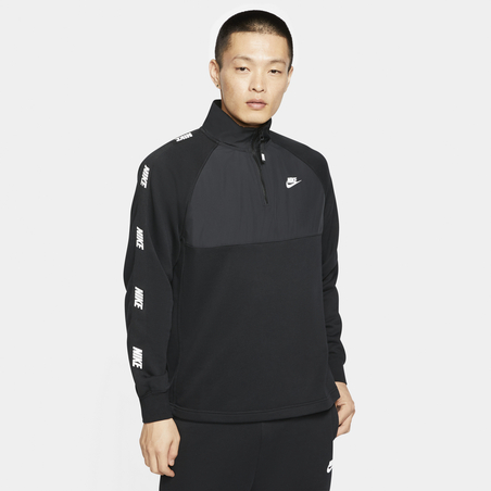 Sweat zippé Nike Sportswear Hybrid noir 2020/21