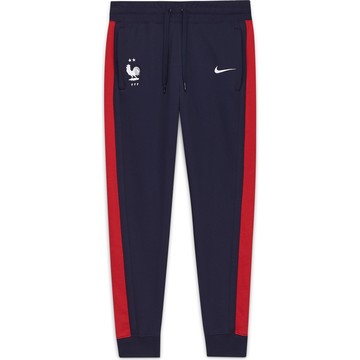 Pantalon survêtement Equipe de France Nike Air Fleece bleu rouge 2020