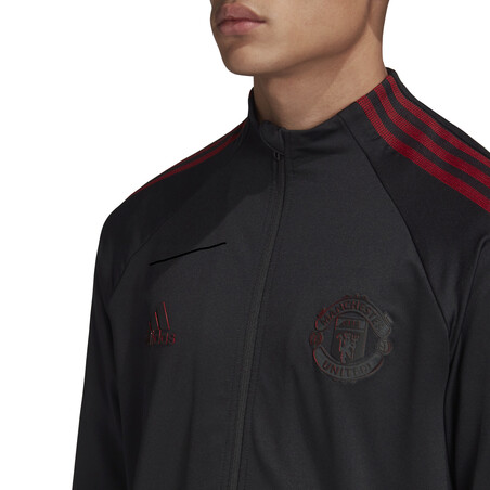 Veste survêtement Manchester United Anthem noir 2020/21