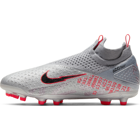 Nike Phantom Vision 2 junior Elite FG/MG gris rouge