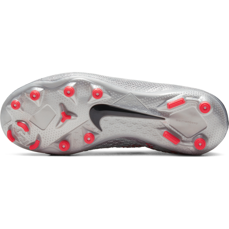 Nike Phantom Vision 2 junior Elite FG/MG gris rouge