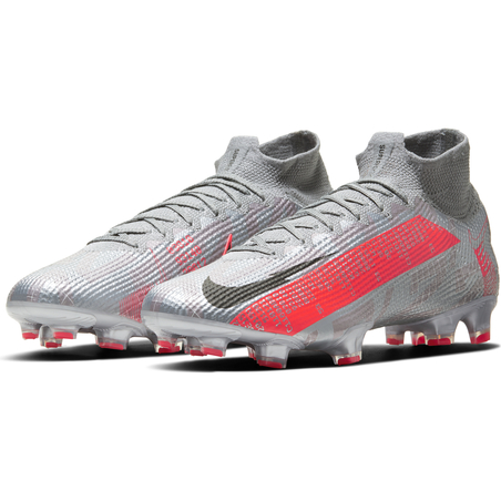 Nike Mercurial Superfly VII Elite FG gris rouge