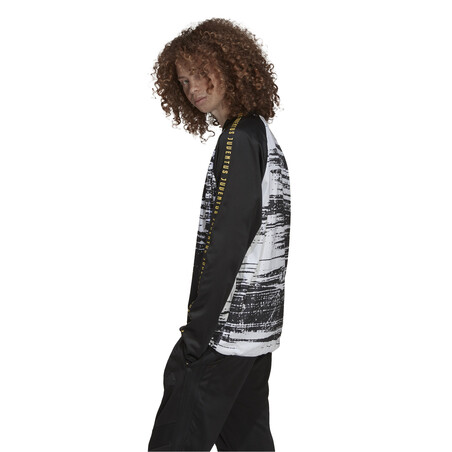 Sweat avant match Juventus noir blanc 2020/21