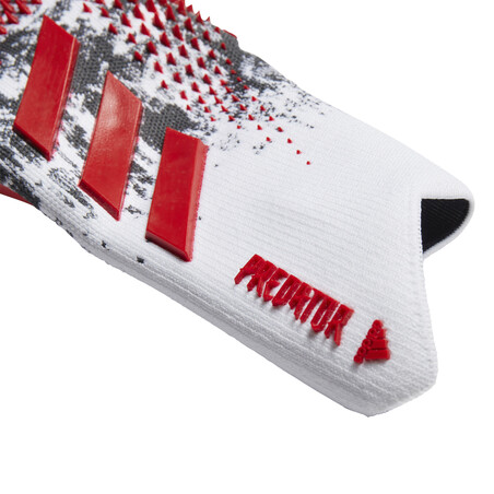 Gants gardien adidas Predator Pro gris rouge