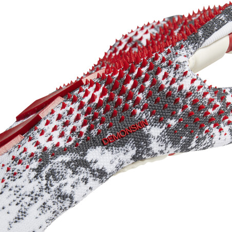 Gants gardien adidas Predator Pro gris rouge