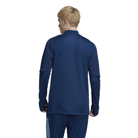 Sweat zippé Ajax Amsterdam bleu 2020/21